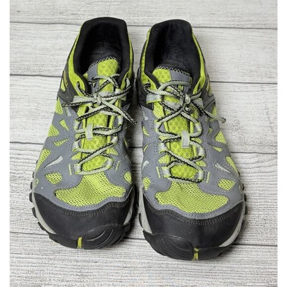 Merrell Men’s All Out Blaze Aero Sport Hiking Water Trail Shoes Green Size 10 - Picture 6 of 8